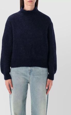 American Vintage high neck cropped knitwear with long sleeves