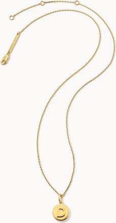 Kendra Scott Womens Letter d Coin Pendant Necklace In Gold