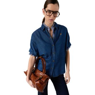 Gerard Darel Cess Denim Shirt in Jeans at Nordstrom, Size Medium