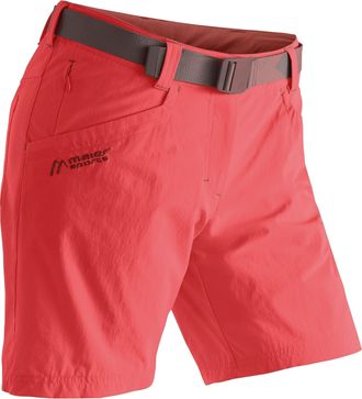 Maier Sports Funktionsshorts MAIER SPORTS Lulaka Shorts, Damen, Gr. 34, Normalgr&ouml;ssen, rot (karminrot), 90% Polyamid, 10% Elasthan, Hosen Funktionsshorts, Damen Sh
