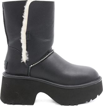 UGG Esmee Enkellaars - Dames - Enkellaarsjes - Zwart - 41 EU - Wol - Schoenen