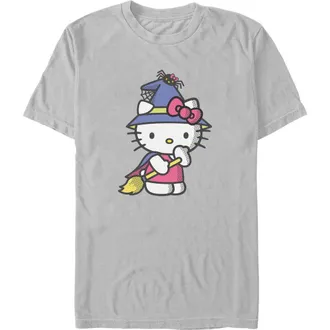 Hello Kitty Mens Hello Kitty Halloween Party Costume Graphic T-Shirt in Ice Grey at Nordstrom, Size Xxx-Large