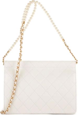 Chanel Borsa a spalla trapuntata - Bianco