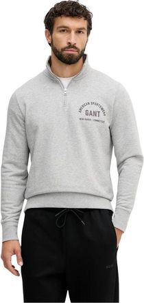 GANT Hombre, Sudaderas, Gris, Talla: S