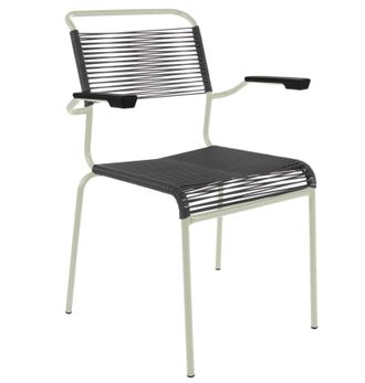 Schubiger M&ouml;bel Spaghetti-Stuhl S&auml;ntis mit Armlehnen