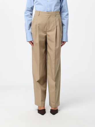 Ami High-Waisted Wide-Leg Cotton Palazzo Trousers