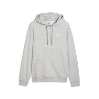 Puma Felpa con cappuccio Essentials con logo piccolo da uomo, Abbigliamento, Grigio, M