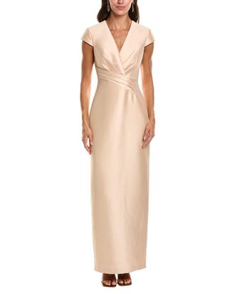 Badgley Mischka Cap Sleeve Gown