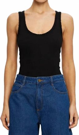 Kivari Tallulah Scoop Tank In Black