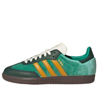 adidas (WMNS) adidas Samba OG Green Preloved Yellow JI2681