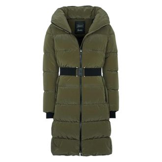 Herno Jassen - Dames - Mantels - Groen - Maat: 3XS Zijde
