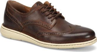 Born Mens Tobias Shoes In Dark Brown