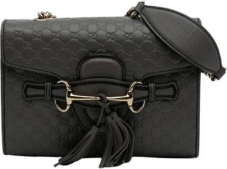 Gucci Pre-owned Cross Body Bags, female, Gray, Size: ONE SIZE Pre-owned Crossbody Bag