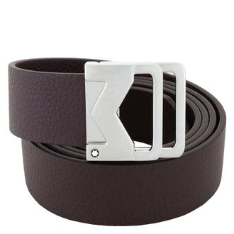 Montblanc Montblanc Grainy Ebony 35mm Leather Belt