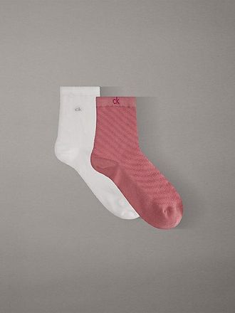 Calvin Klein 2 Pack Soft Texture Ankle Socks