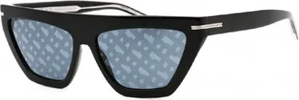 HUGO BOSS BOSS 1609/S 0807 MD Black/Grey Blue Monogram