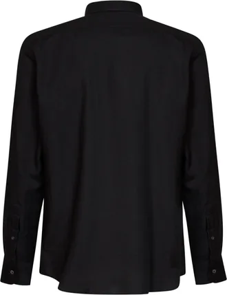 Ermenegildo Zegna Mens Shirt Cashco Black Cotton