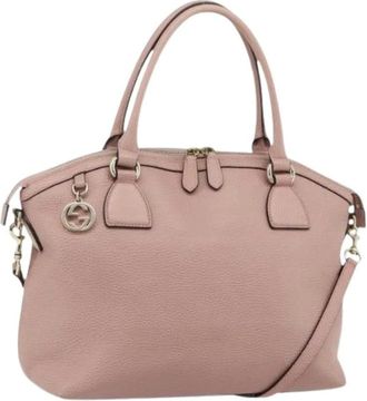 Gucci Pre-owned Handbags, female, Pink, Size: ONE SIZE Pre-owned Vintage Hand Bag