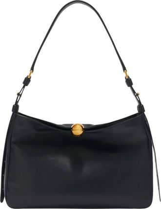 Furla Tassen, Dames, Zwart, ONE Size, Leer, Sfera Soft M Schoudertas