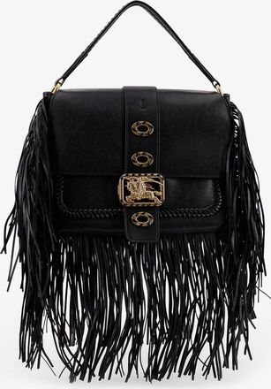 Burberry Borsa a tracolla Rider in pelle con profili sfrangiati - BURBERRY - gender_Woman