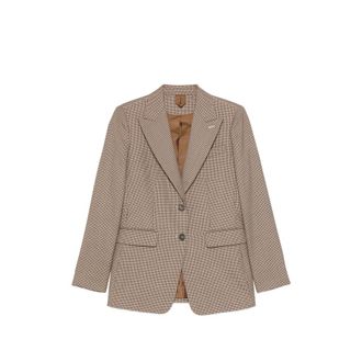 Max Mara Caro Houndstooth-pattern Tailored Jacket