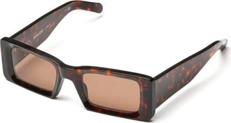 K&agrave;dor Vierkante Zonnebril - unisex - Zonnebrillen - Bruin - 51 MM - Accessoires