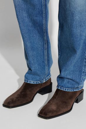 Giuseppe Zanotti Suede Heeled Ankle Boots Severus, Mens, Brown