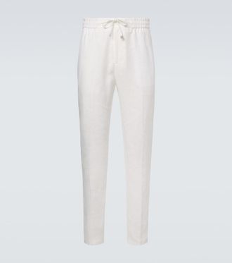 Etro Pantalones slim de lino