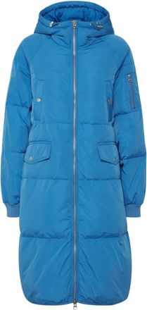 Ichi Ichi - Ihbunala Donsjas - Dames - Mantels - Blauw - Maat: 2XL