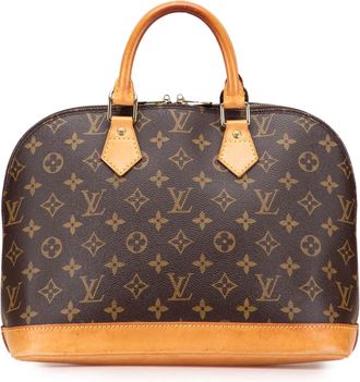 Louis Vuitton Pre-owned Womens Alma Handbag Monogram Canvas - Tan Textile - One Size