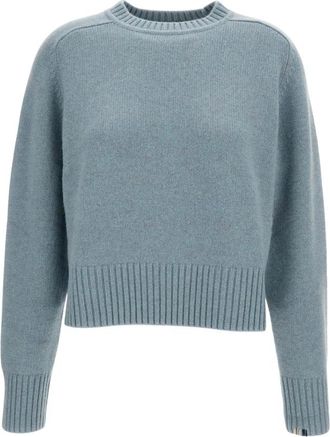 Extreme Cashmere Trui met ronde hals - Dames - Cashmere truien - Blauw - ONE Size - Kasjmier - Truien & Vesten