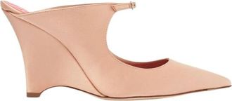 Scarosso Marta II Schoenen - Dames - Muiltjes - Roze - 37 1/2 EU - Satijn - Schoenen