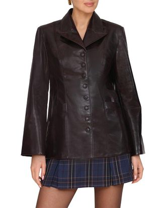 Avec Les Filles Vegan Leather Jacket