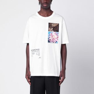 Dries Van Noten White oversized cotton T-shirt