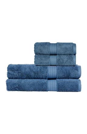 Christy Renaissance Classic 100% Egyptian Cotton 4 Piece Bath Sheet Set in Denim at Nordstrom