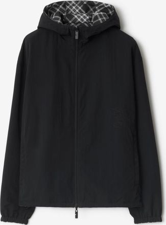 Burberry Reversible Check Hooded Jacket