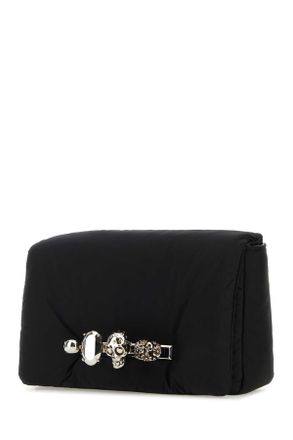 Alexander McQueen Mens Black Nylon The Puffy Knuckle Belt Bag Marsupi