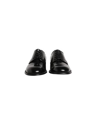 Dolce & Gabbana Calfskin Leather Derby Shoe - Black