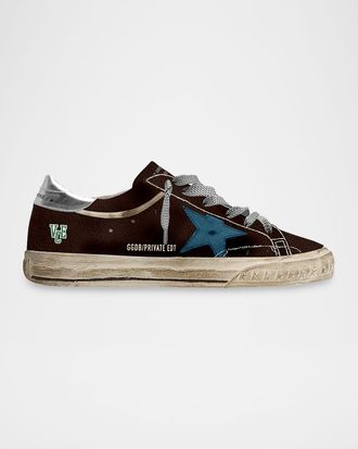 Golden Goose Men & apos;s Super-Star Leather Low-Top Sneakers