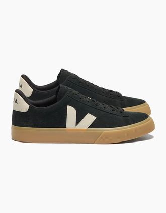 Veja Mens VEJA CAMPO SUEDE TRAINER BLACK/PIERRE/NATURAL - Size: 11