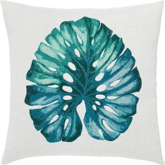 Elaine Smith Leaf Lagoon Indoor & Outdoor Woven Accent Pillow at Nordstrom, Size 22X22