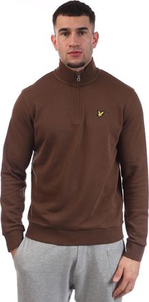 Lyle & Scott Heren Lyle And Scott Loopback Sweatshirt met Kwartrits in Bruin