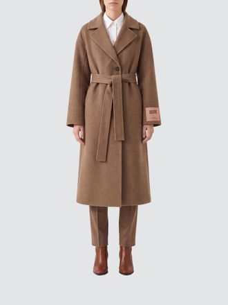 SOLOTRE Coat Woman color Camel