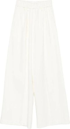 Forte_Forte Dames, Broeken, Wit, Maat: S