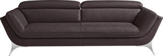 Egoitaliano 2,5-Sitzer »Sueli, extravagantes Design und erstklassiger Sitzkomfort,« Bezug Leder, inklusive Kopfteilverstellung