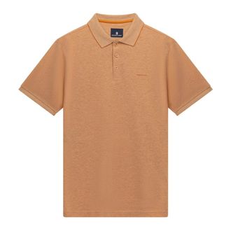 State of Art Polo Oxford - Heren - Tops - Oranje - Maat: 2XL Katoen