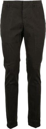 Dondup Gaubert Slim-fit Broek - Heren - Slim Fit Broeken - Bruin - W31 - Katoen - Broeken