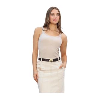 Rosemunde Dames, Tops, Beige, Maat: S Zijde