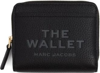 Marc Jacobs Mini Compacte Portemonnee - Dames - Portefeuilles - Zwart - ONE Size - Leer - Accessoires