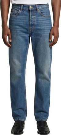 Saint Laurent Blue Regular Mid Rise Jeans